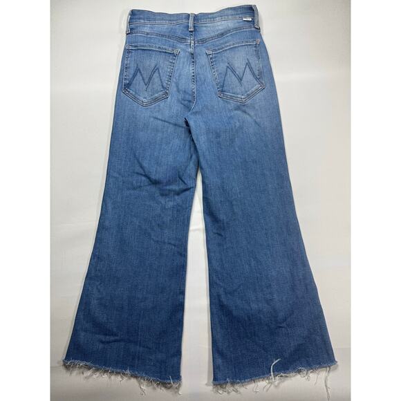 Mother Women's Tomcat Roller Fray Button Fly Denim Jeans - Size 29 (28x26.5) - Picture 3 of 9